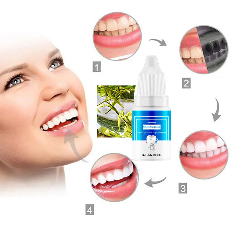 10 мл зуб отбеливающий Восстанавливающий решение гигиена полости рта Удаляет налет пятна зуб Очищающая эссенция инструмент