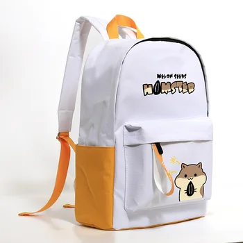

Japanese Oxford Animal Hamster Doggie Cat Backpack Cute Shoulder Rucksack Boys Girls Schoolbag with Ribbon