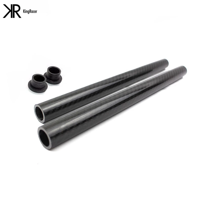 22MM 7/8" Universal Motorcycle Carbon Fiber Clip On Ons Replacement Handle Bar Handlebars Grips Tube 2pcs - Цвет: light