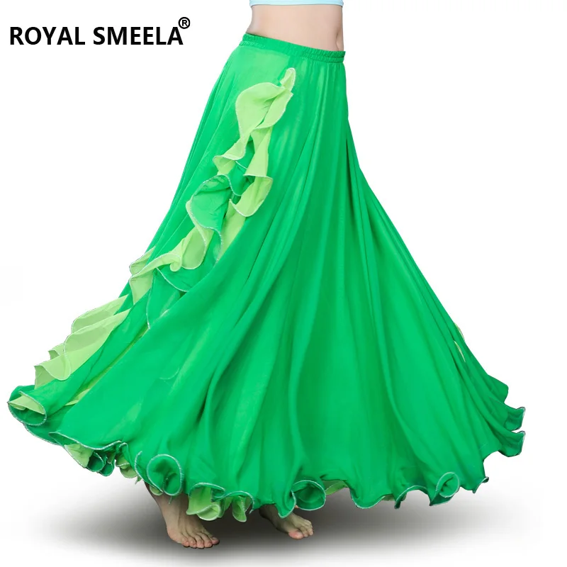 

Юбка-макси для танца живота, шифоновая длинная юбка с разрезом для танца живота