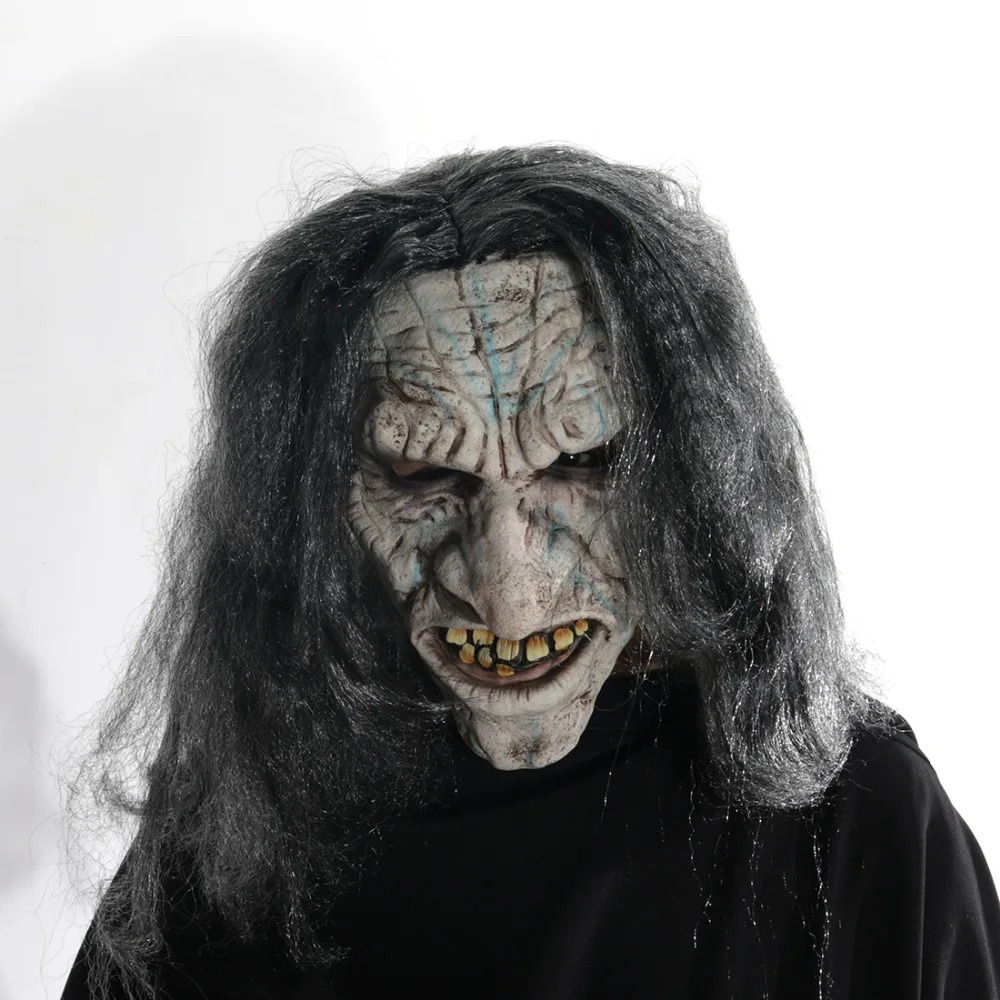 

Full Face Devil Scary Face Mask for Cosplay Latex Mask Horror Masquerade Adult Ghost Halloween Theater Props Party Decoration