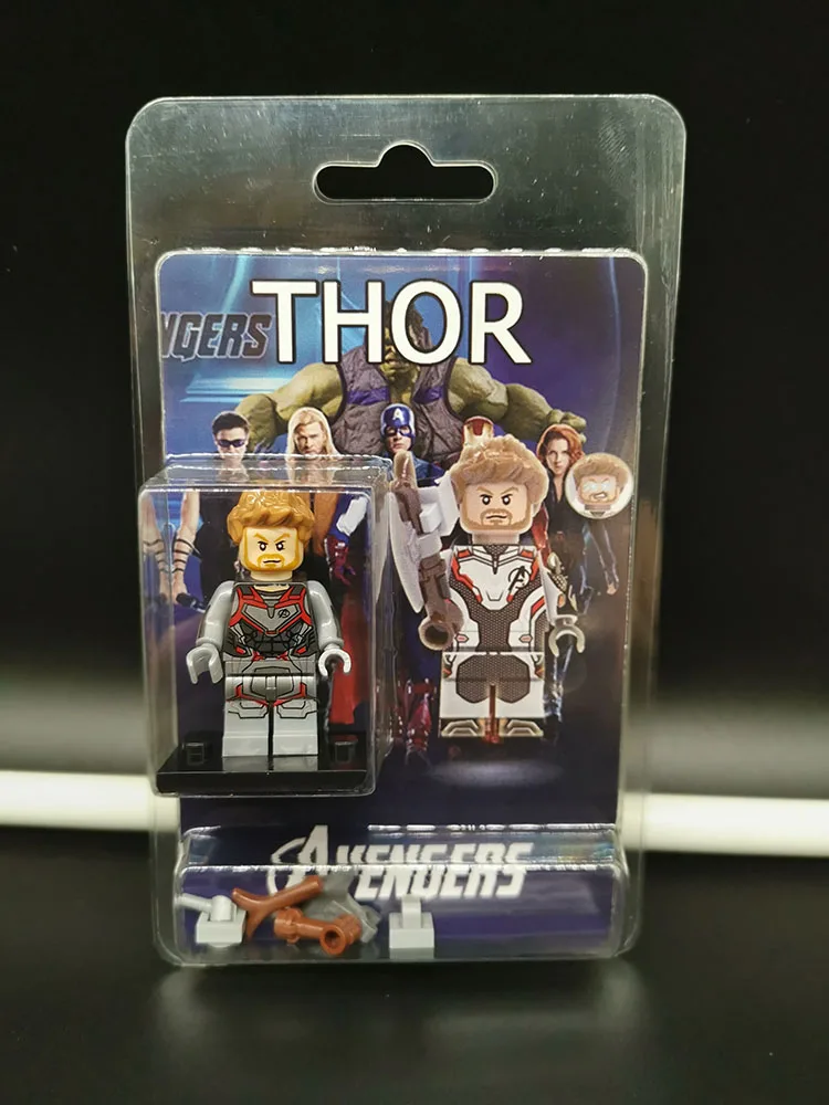 

Single Sale Compatible LegoINGlys Super Heroes Avengers 4 Endgame THOR Figures Building Blocks Collection Children Toys Gifts
