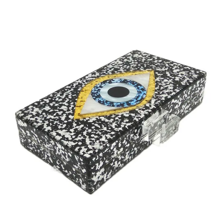 crystal bling cluth bag blue eye (3)