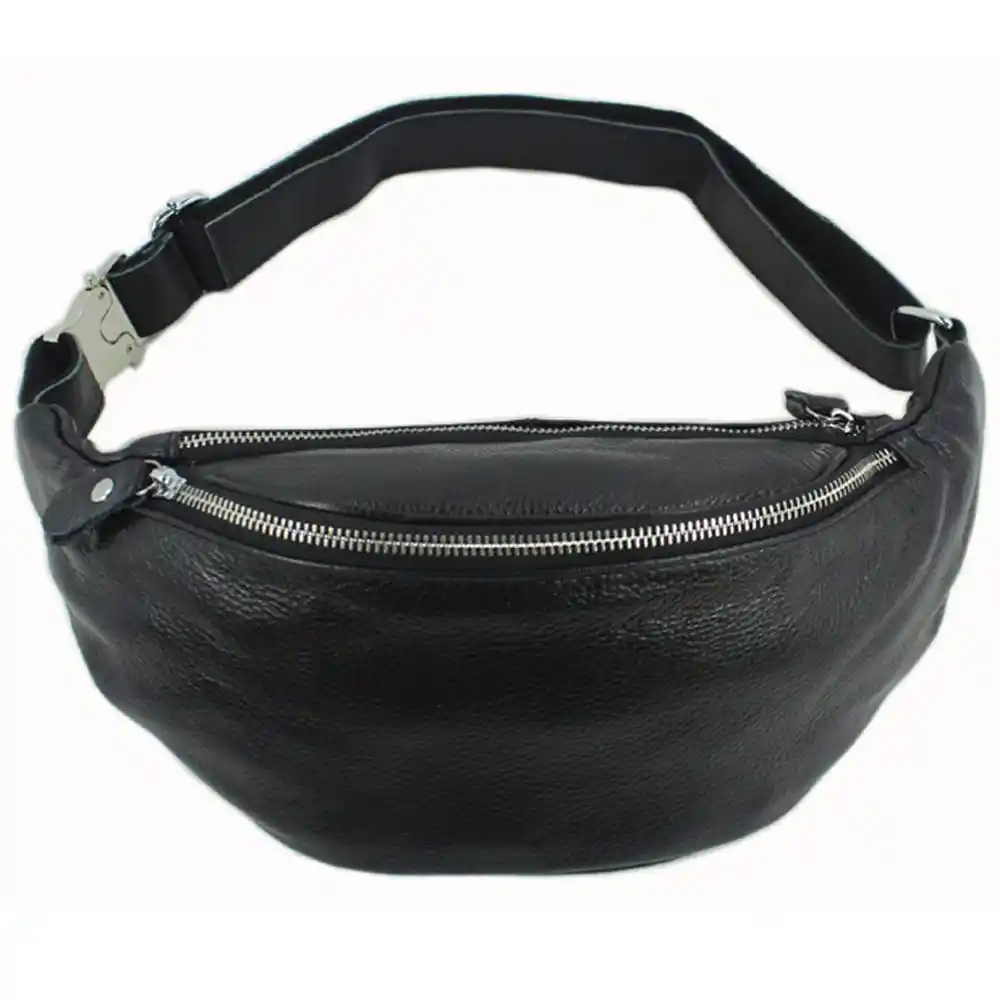 small black fanny pack
