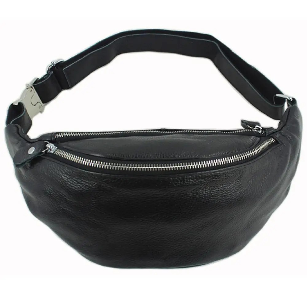 Moda de Nova Bolsa da Cintura de Couro dos Homens Bloco de Fanny Couro Genuíno Homens Dinheiro Belt Bolsa Cintura Packs Pequeno Marrom Preto Frete Grátis 2020