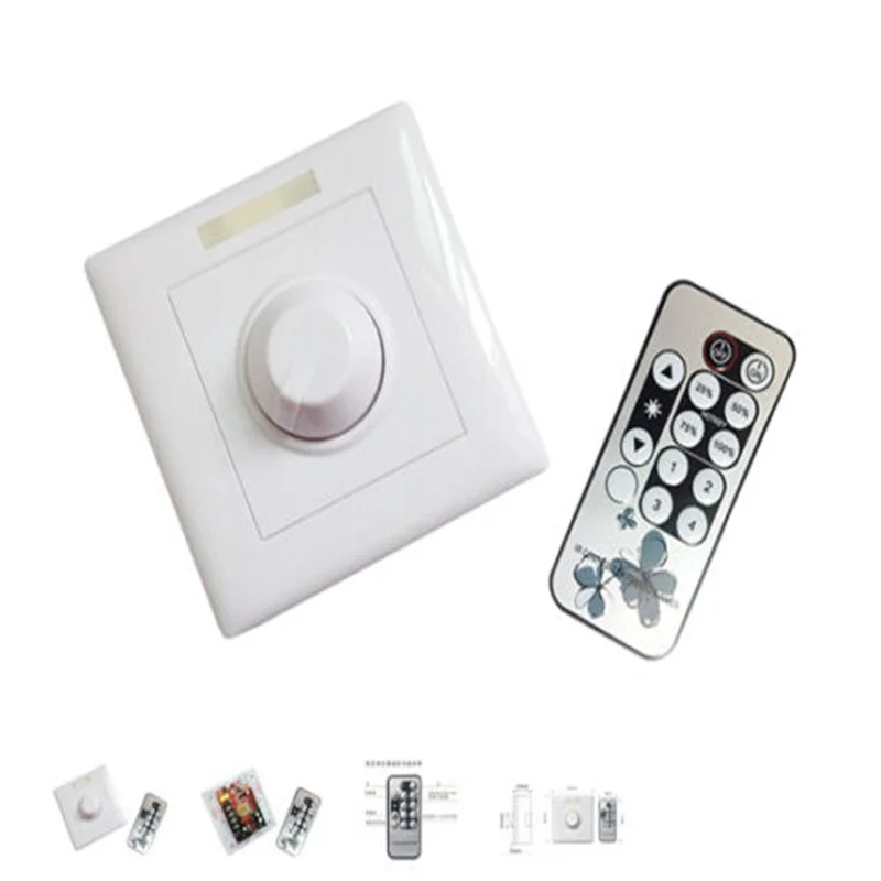 1Pcs 8A IR LED CONTROLLER Dimmer Switch For E14E27 GU10 Dimmable Spot