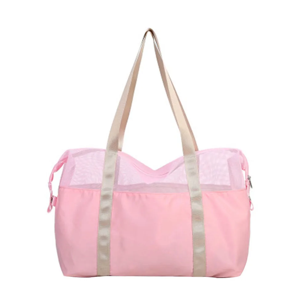 Женская водонепроницаемая походная посылка, большая вместительность, многофункциональная спортивная пляжная сумка для хранения, 4 цвета - Цвет: Розовый цвет