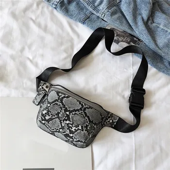 

Women Waist Bag Outdoor Zipper Serpentine Messenger bolsa cintura menina fanny packs saszetka na biodra banane sacoche 2019
