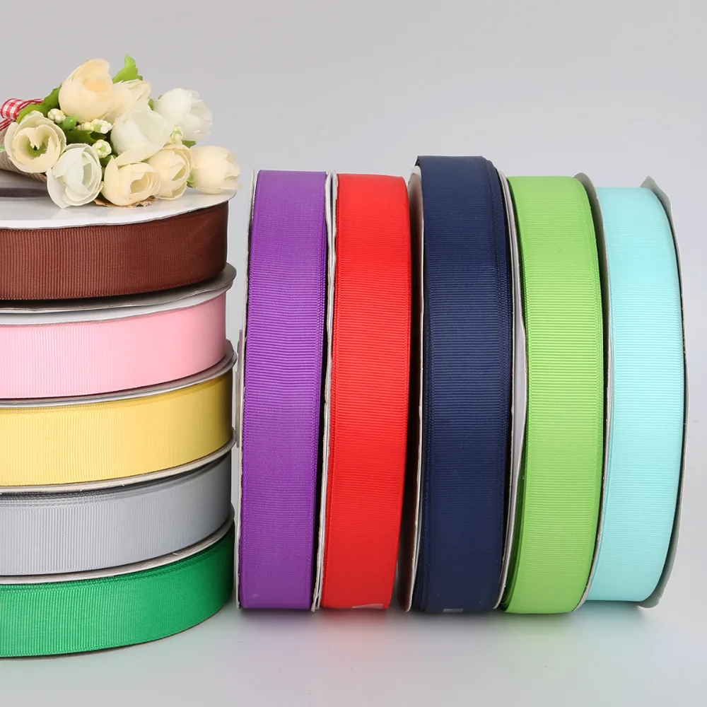 5Yard/lot 7 38mm Width 18 Colors Grosgrain Ribbon,for Wedding Party