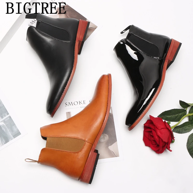 

chelsea boots men shoes leather high ankle shoes men ankle boots designer shoes mens dress boots scarpe antinfortunistica uomo