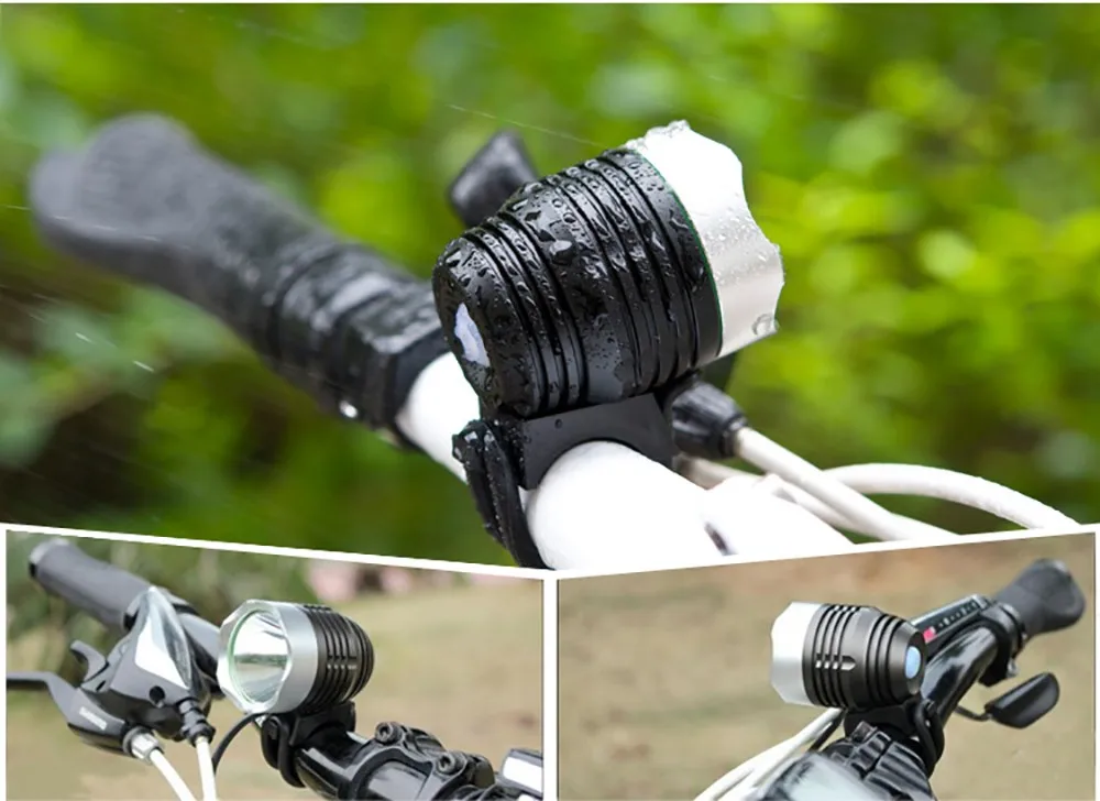 1800 Lumen T6 L2 fishing Bike Bicycle LED Light Flashlight Waterproof Brightness 5V2A USB Interface Headlight Lamp