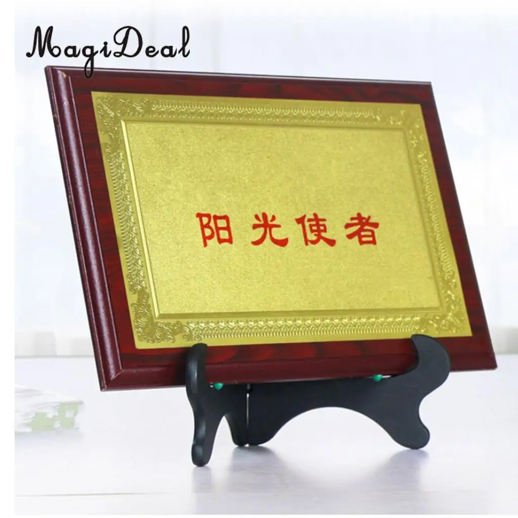 4'' 6'' 7'' 8'' 9'' 10'' 11'' Foldable Easel Stand Dish Plate Plate Photo Picture Book Display Rack Holder