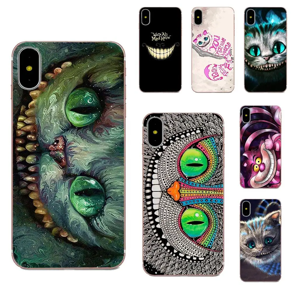 For LG Nexus 5 5X V10 V20 V30 V40 2017 2018 2019 TPU Cases Covers Alice In Wonderland Cheshire Cat | Мобильные телефоны и
