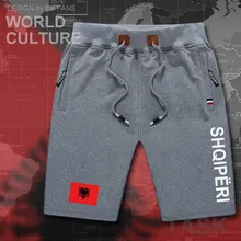 ALB Albania мужские пляжные шорты мужские бордшорты Флаг Тренировки молнии карман пот Бодибилдинг новинка