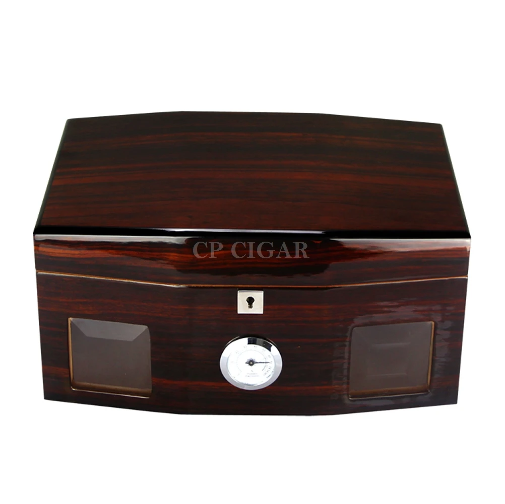 GALINER Cedar Wood Cigar Humidor with Hygrometer Humidifier for Cohiba