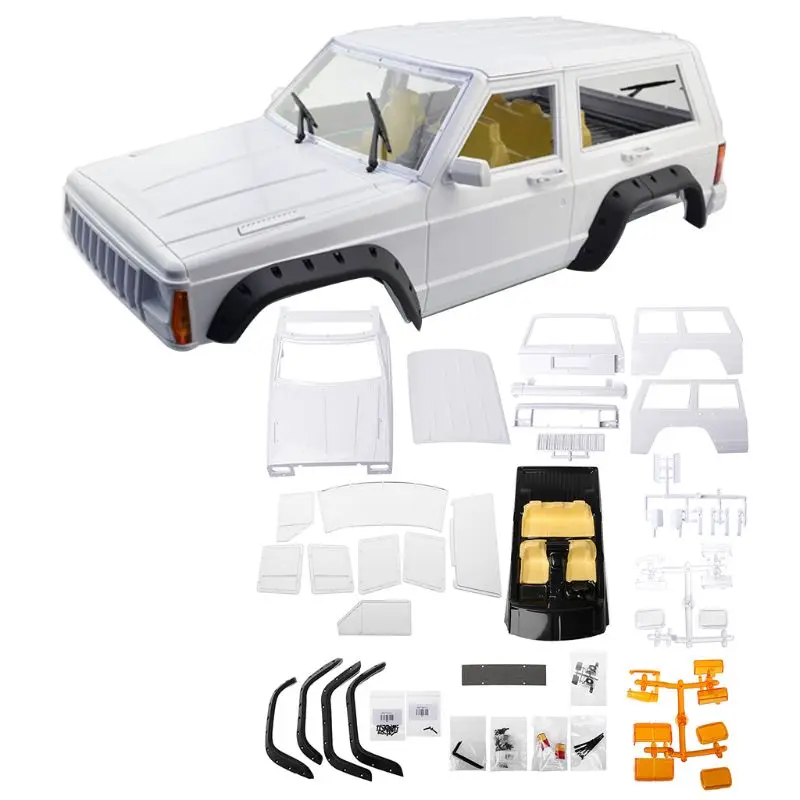 

AX-313 12.3inch/313mm Car Body Shell for 1/10 RC Truck Crawler Axial SCX10 & SCX10 II 90046 90047 DIY Kit Cars Body Shell Set