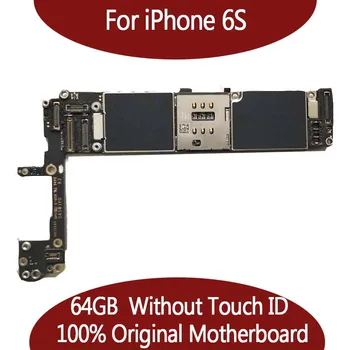 

64GB with Full unlocked for iphone 6S Motherboard without Touch ID,100% Original for iphone 6s Logic boards with IOS System