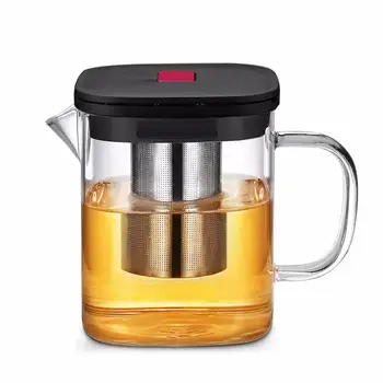 

For Anti-Collision Tea Kettles Large Capacity Tea Set Glass Pot 1000ml High Borosilicate Teapot For Tea