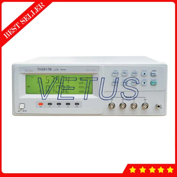 

TH2817B Auto range 100kHz 5-digit resolution High accuracy China LCR Meter for HANDLER RS232C GPIB interfaces