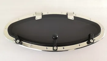 

250*575mm 9.8*22.6 inch Eye Shape 316L SS Opening Portlight Porthole For Marine Boat