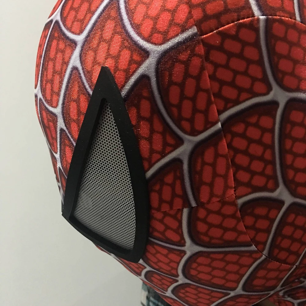 Маска для косплея с 3D-принтом Raimi Spider, линзы, маска для взрослых на всю голову, супергерой, спандекс, вечерние костюмы, маска