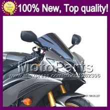 Dark Smoke Windshield For KAWASAKI NINJA ZX-6R 13-15 ZX 6 R ZX 6R ZX6R ZX636 ZX-636 ZX 636 13 14 15 Q21 BLK Windscreen Screen