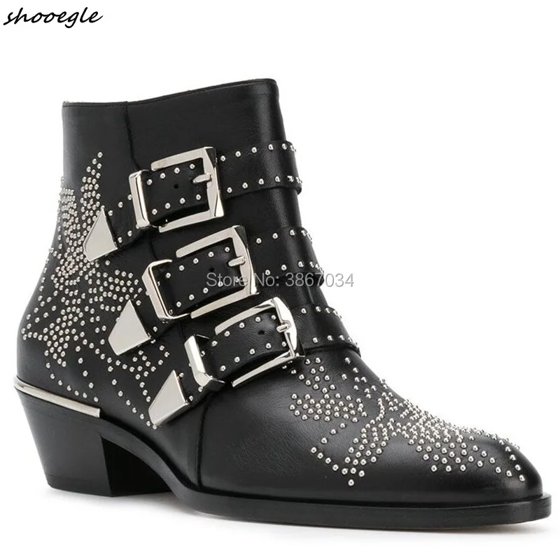 studded booties