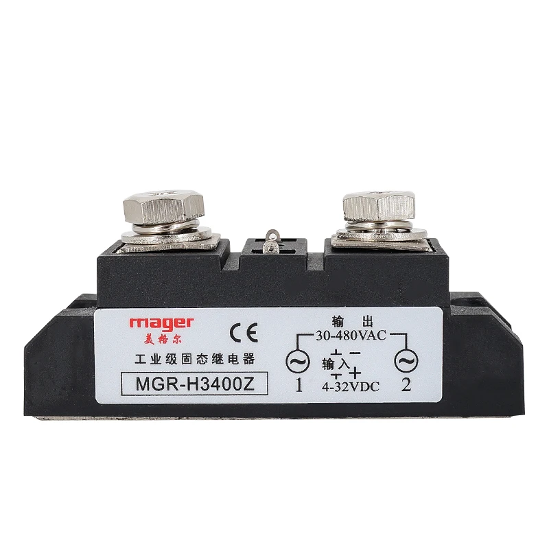 400A Industrial SSR MGR-H3400Z Input 4-32VDC Output 30-480VAC industrial solid state relay 400A With Free Shipping