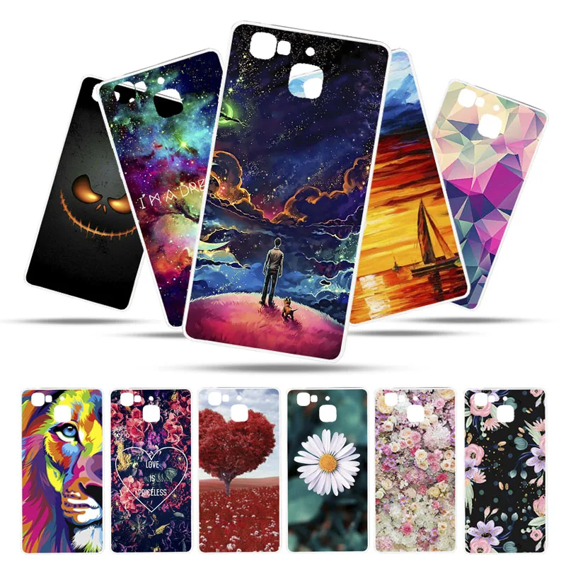 

Bolomboy Painted Case For Huawei Ascend G8 Mini Case Silicone Cases For Huawei GR3 TAG-L01 Cover Wildflowers Cute Animal Bags