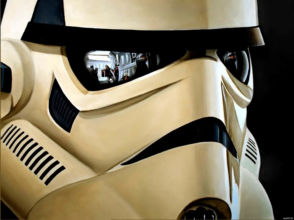 

Stormtrooper Helmet star wars art print Poster 50x75cm Free Shipping Wall Sticker