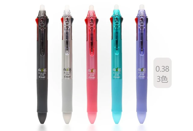 Pilot Frixion Pen 4 in 1 Erasable Gel Pen 4 Colors 0.5 mm LKFB-80EF 0.5 mm  Japan - AliExpress