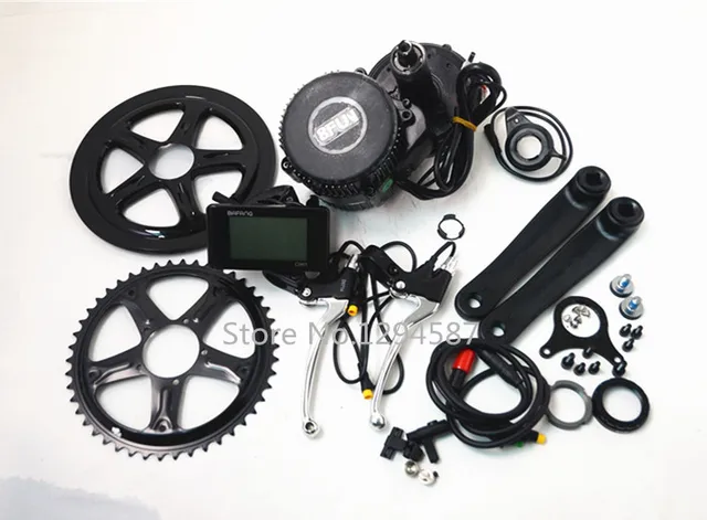 Cheap Bafang 8fun motor BBS02 750w with lithium battery , bafang mid drive motor kit