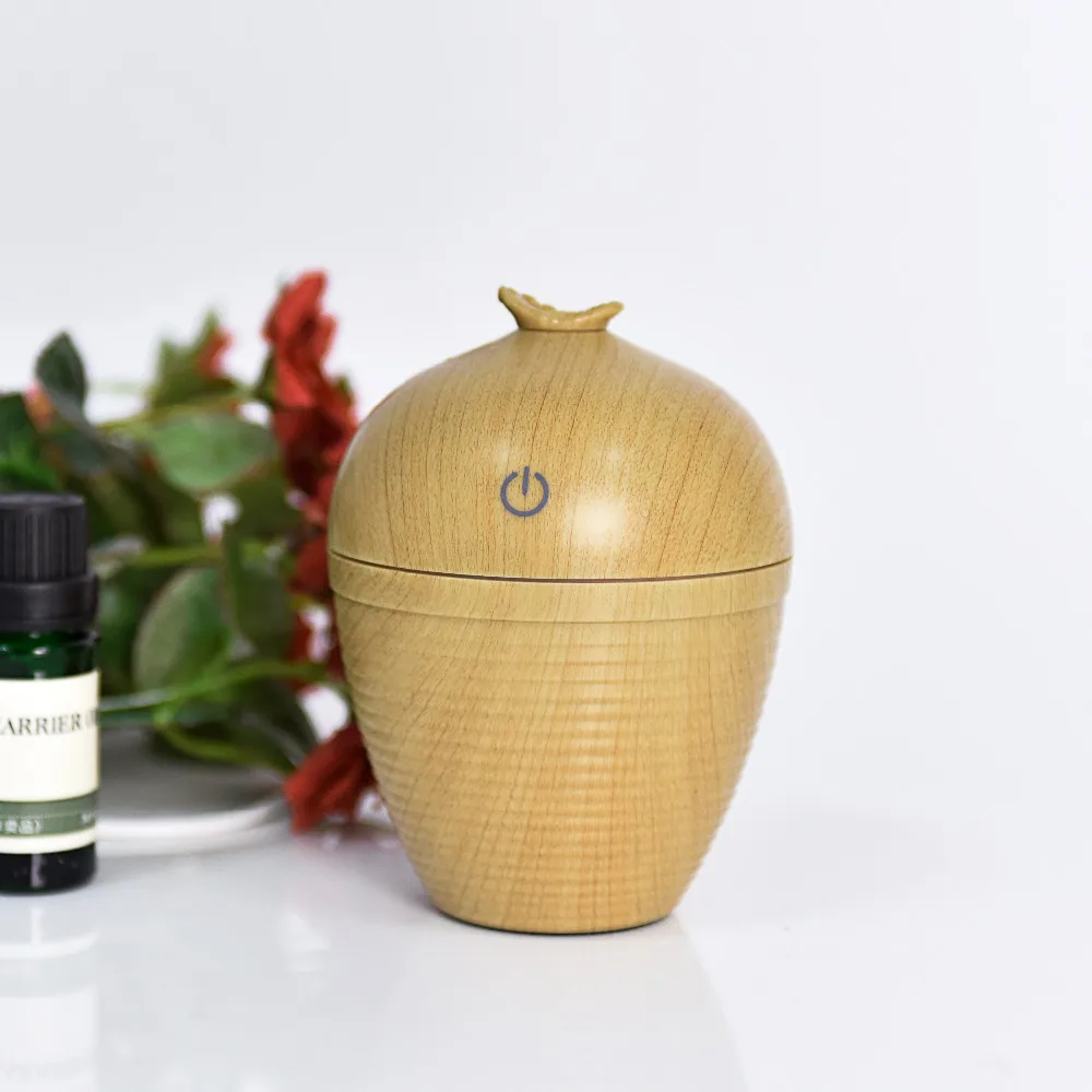 

Portable Air wood grained mini Humidifier USB 120ml Aromatherapy Essential Oil Aroma Diffuser Mist Maker For office