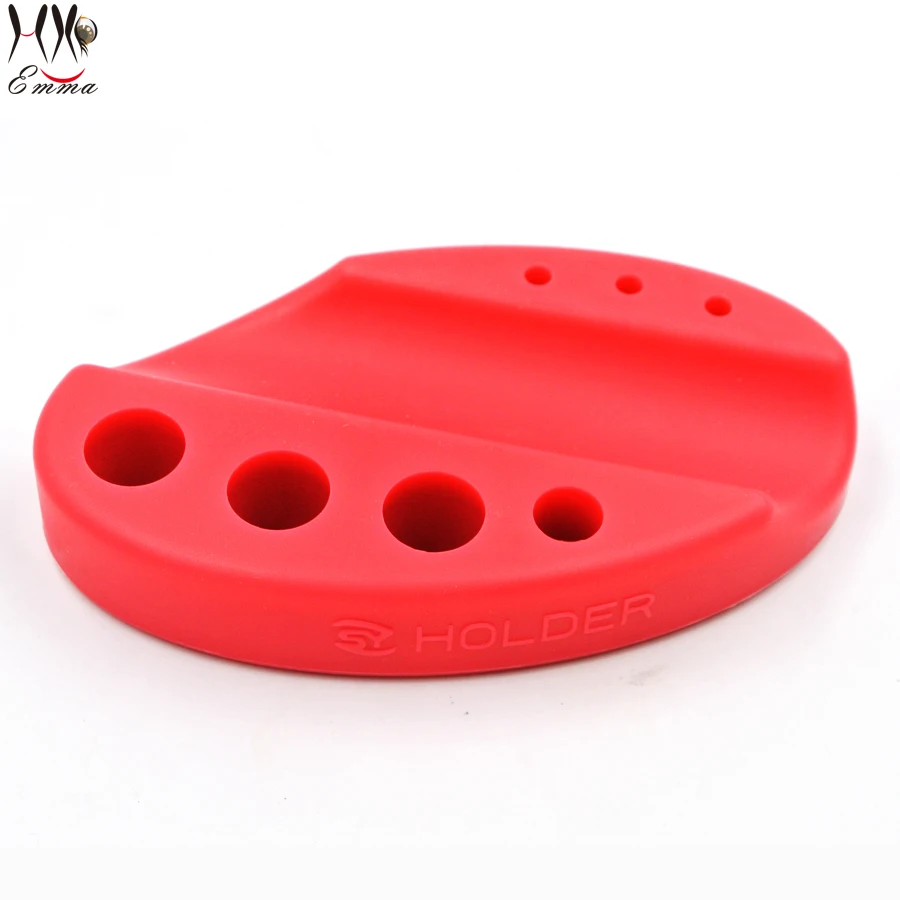 

Red Oval Silicone Pigment Cup Cap Rack Tattoo Ink Cup Tattoo Machine Holder Stand Tattoo Accessories for permanent makeup