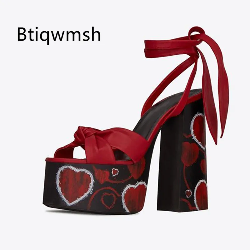 

2019 Sexy Platform High Heels Sandals Woman Peep Toe Real Leather Ankle Strap Gladiator Sandals Woman Fashion Party Shoes