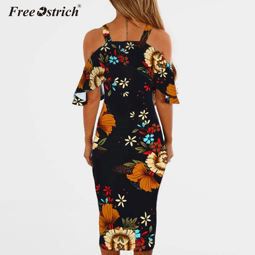 Libre de avestruz, vestido de verano de las mujeres Slim con estampado Floral, de cintura vestido de Damas Vestidos de Ropa femenina, las mujeres Kleding Ropa de Mujer N30 Libre de avestruz, vestido de verano de las mujeres Slim con estampado Floral, de cintura vestido de Damas Vestidos de Ropa femenina, las mujeres Kleding Ropa de Mujer N30