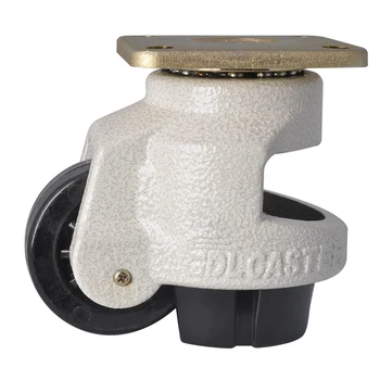 

4PCS EDL Foot Levelling Adjusted Nylon Support Industrial Casters Wheels GD-120F 2000kg for Machine Equipment Castors Wheels