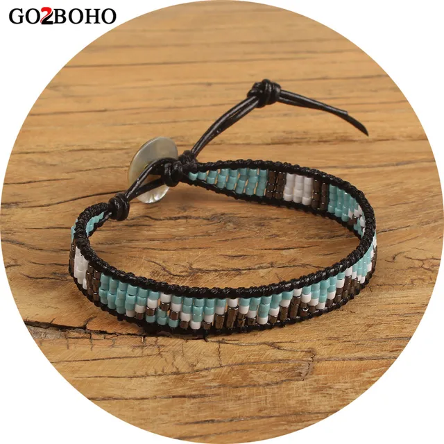 Go2boho Boho Wrap Bracelets Women Bracelet Men Jewelry Bohemian Go2boho Boho Wrap Bracelets Women Bracelet Men Jewelry Bohemian Chakra Seed Beads Natural Stone Bead Handmade
