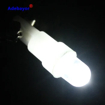

30pcs Car T5 37 58 70 license plate light instrument map Dashboard Wedge LED Bulb Lamp white red green blue yellow