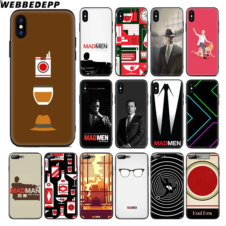 WEBBEDEPP Mad Мужской мягкий силиконовый чехол для Apple iPhone 11 Pro Xr Xs Max X или 10 8 7 6 6S Plus 5 5S SE