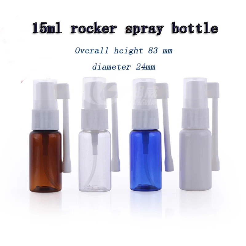 Емкость 15 мл 50 шт/партия с фабрики рокер спрей бутылка, универсальный пластиковый спрей бутылка, спрей медицинский 360