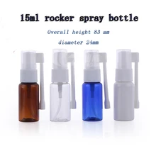 Емкость 15 мл 50 шт/партия с фабрики рокер спрей бутылка, универсальный пластиковый спрей бутылка, спрей медицинский 360