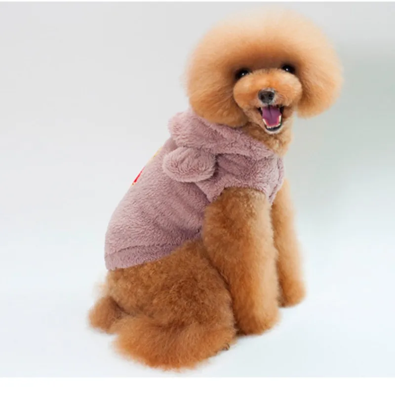 Теплый Собака одежда Зимнее пальто собаки для малых средних собак Собака толстовки куртки