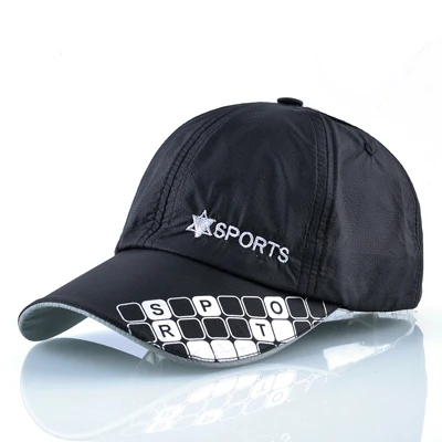 BLACK TQMSMY принт Лето Snapback шляпы мужские Ультра-тонкие быстросохнущие складные бейсболки шляпа Мужчины Женщины Путешествия Зонт шляпы TMBS115 - Цвет: BLACK