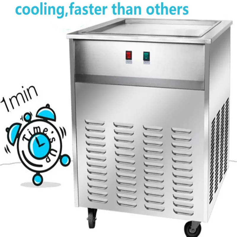 

single square48*48CM/round 45*45CM pan fried ice cream roll machine,Fried ice pan machine,R22 fried ice machine