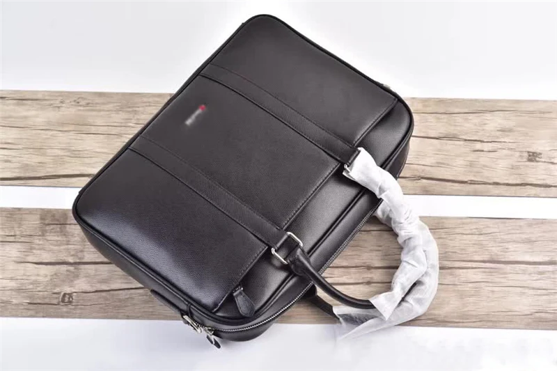 

Palm print full leather briefcase black full palm print leather light luxury briefcase preferred 40*28*8