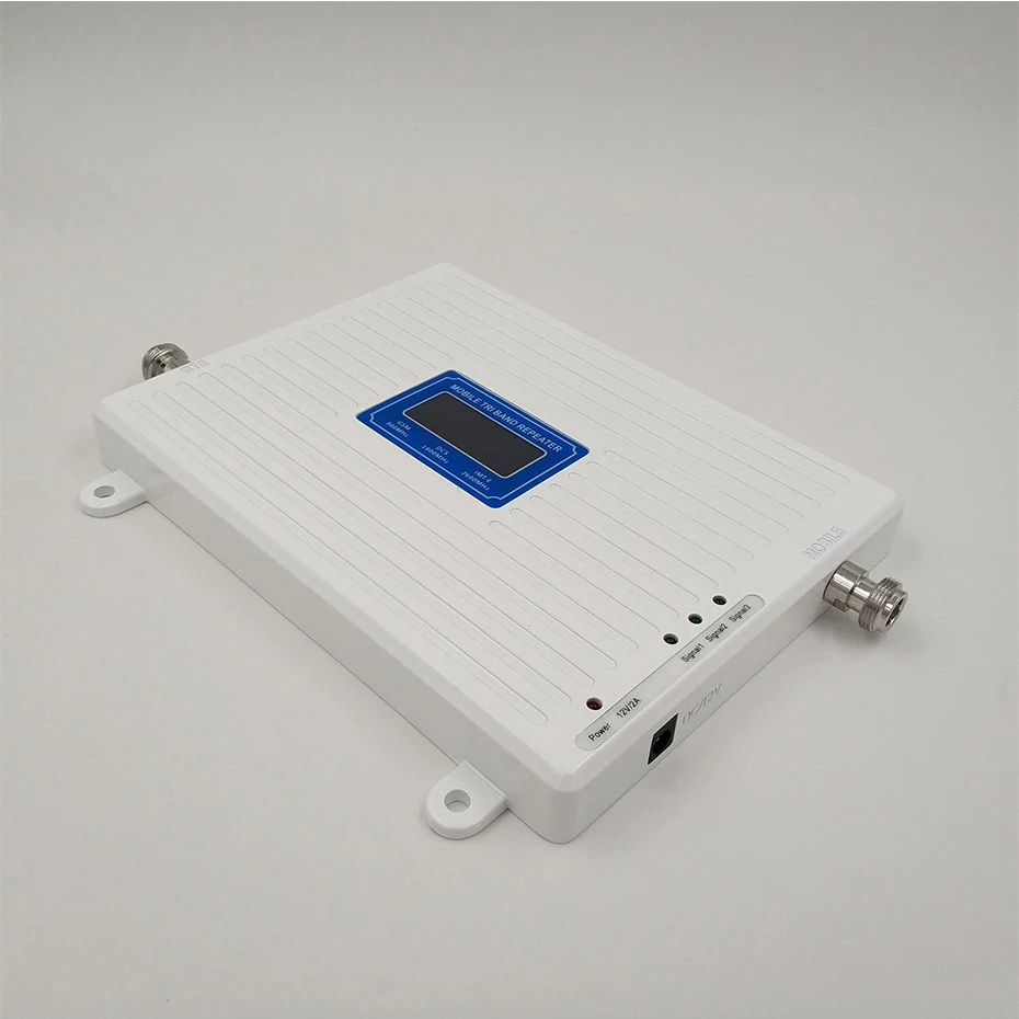 GSM 900 DCSLTE 1800 FDD LTE 2600 2G 3G 4G Triple Band Mobile Signal Repeater 70dB Gain 23dBm Signal Booster Cellular Amplifier (6)