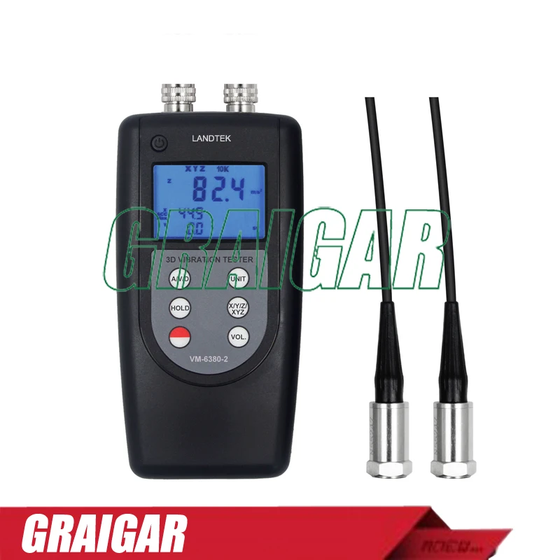 Vibration Meter VM 6380 2 Used for Measuring Periodic Motion to Check