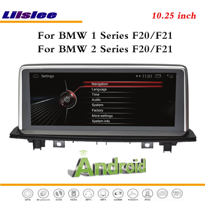 Flash Deal Liislee Car Android Multimedia For BMW 1 / 2 Series 2010~2018 Stereo Radio IPOD CD DVD Player GPS Navi Nav Map Navigation System 2