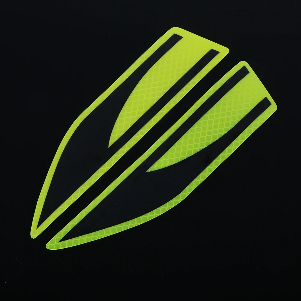 Secure Reflector Blades Shape Car Fender Stickers Reflective Warning Strip